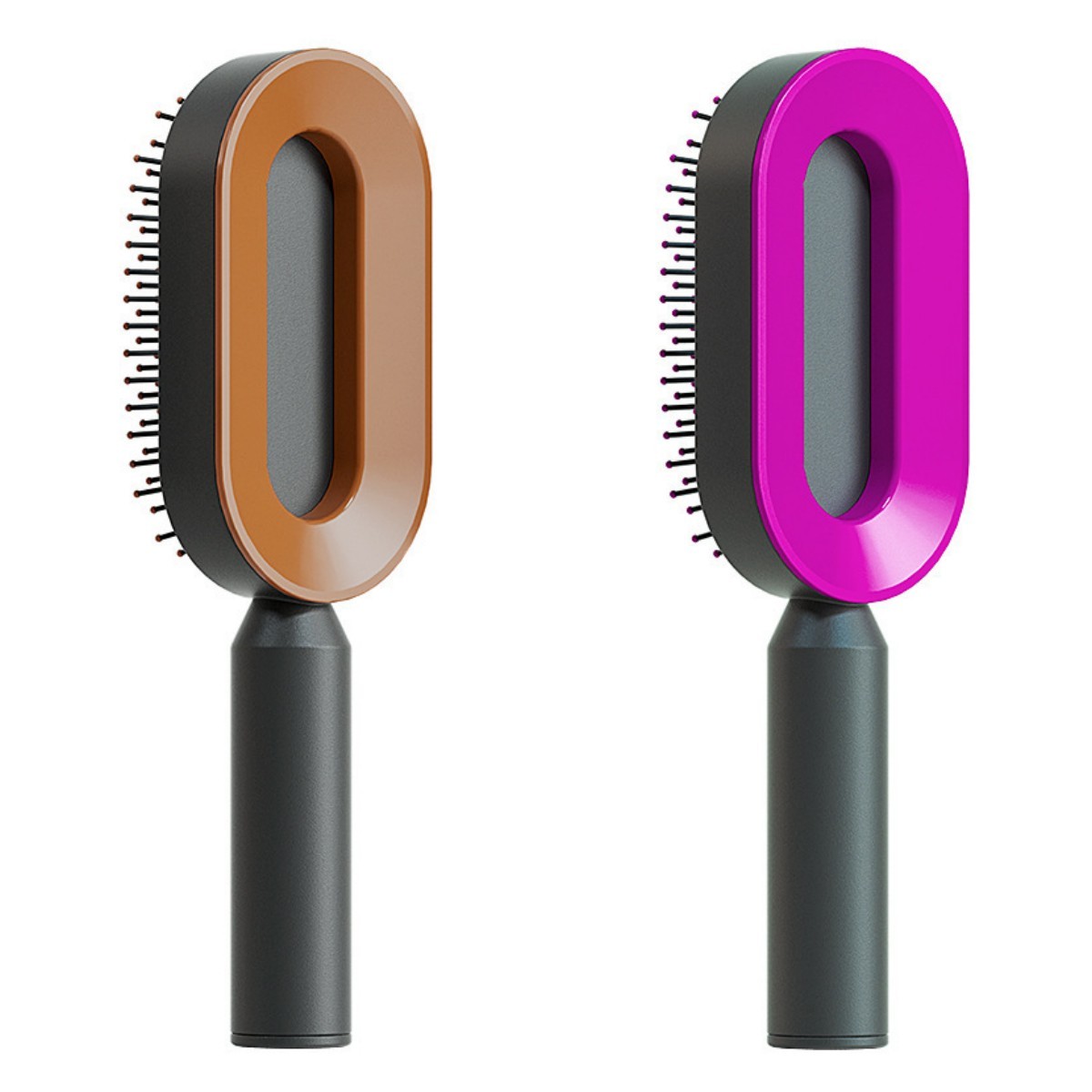 Self Cleaning Hair Brush For Women, Massage Scalp, Anti-Static Hairbrush