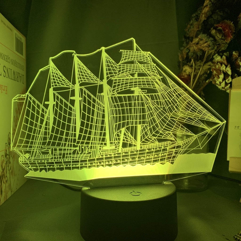 3d Lamp Airplane Hologram