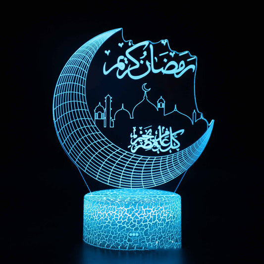 Ramadan Gift 3D Light Touch Remote Control