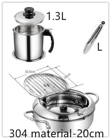 Stainless Steel Frying, Telescopic Folding