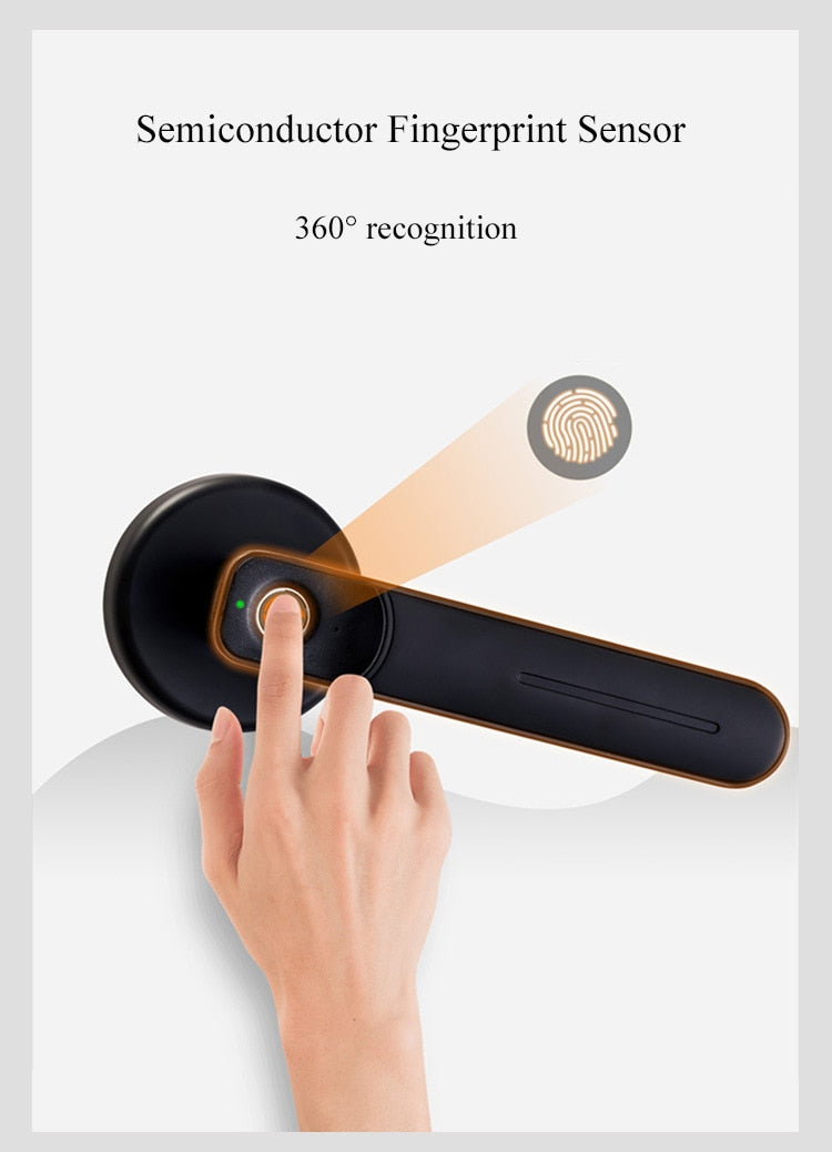 Smart fingerprint password induction lock