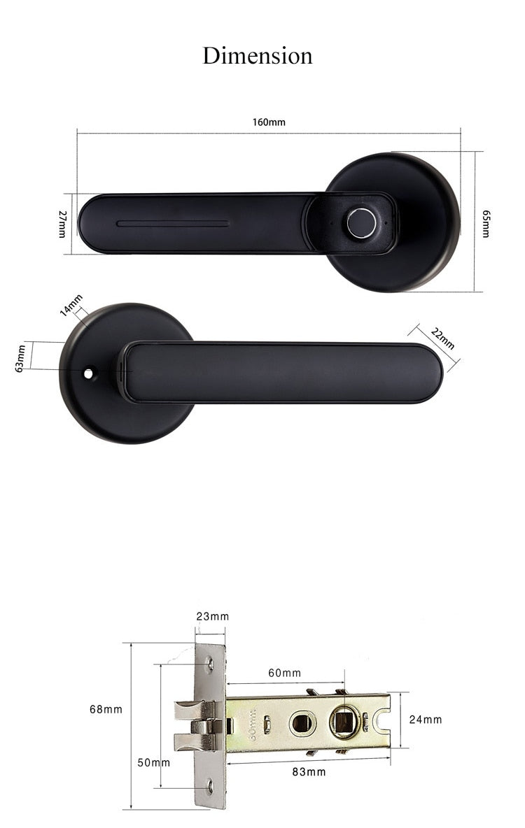 Smart fingerprint password induction lock