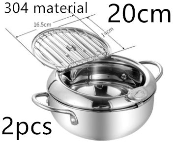 Stainless Steel Frying, Telescopic Folding