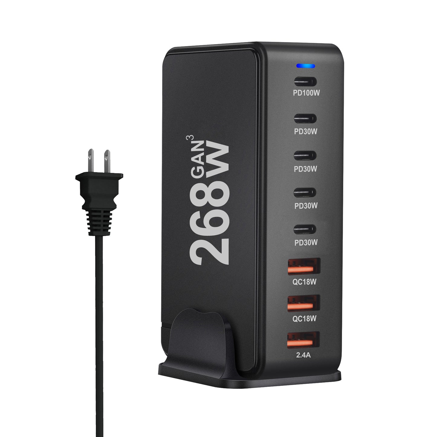 240W Desktop Charger 8 ports