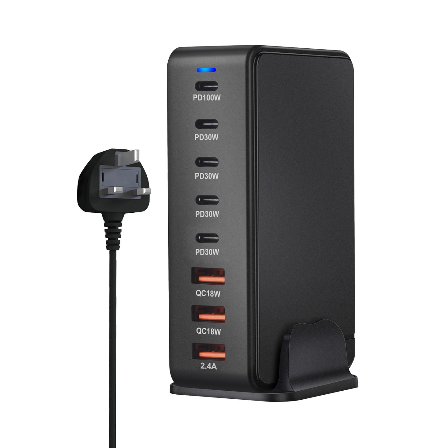 240W Desktop Charger 8 ports