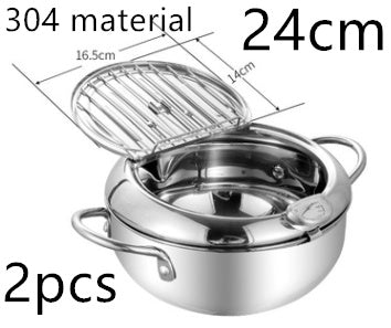 Stainless Steel Frying, Telescopic Folding