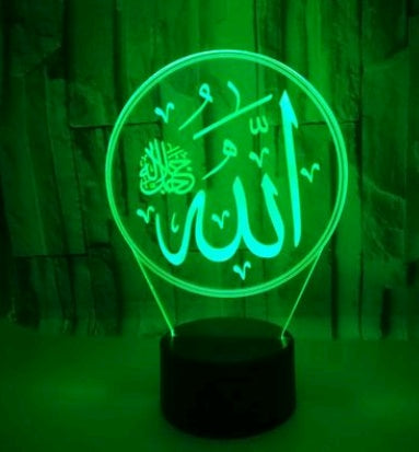 Creative new Islamic 3D night light