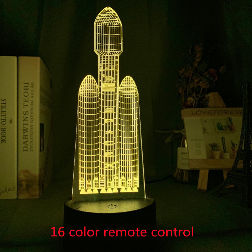 3d Lamp Airplane Hologram