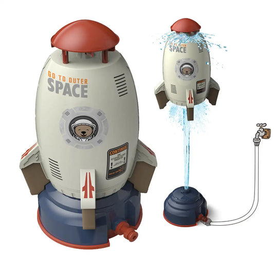 Cartoon Rocket Launcher Water Pressure