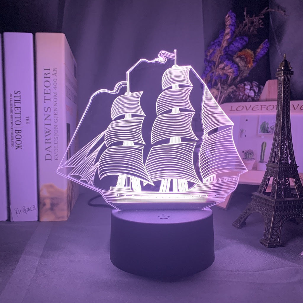 3d Lamp Airplane Hologram