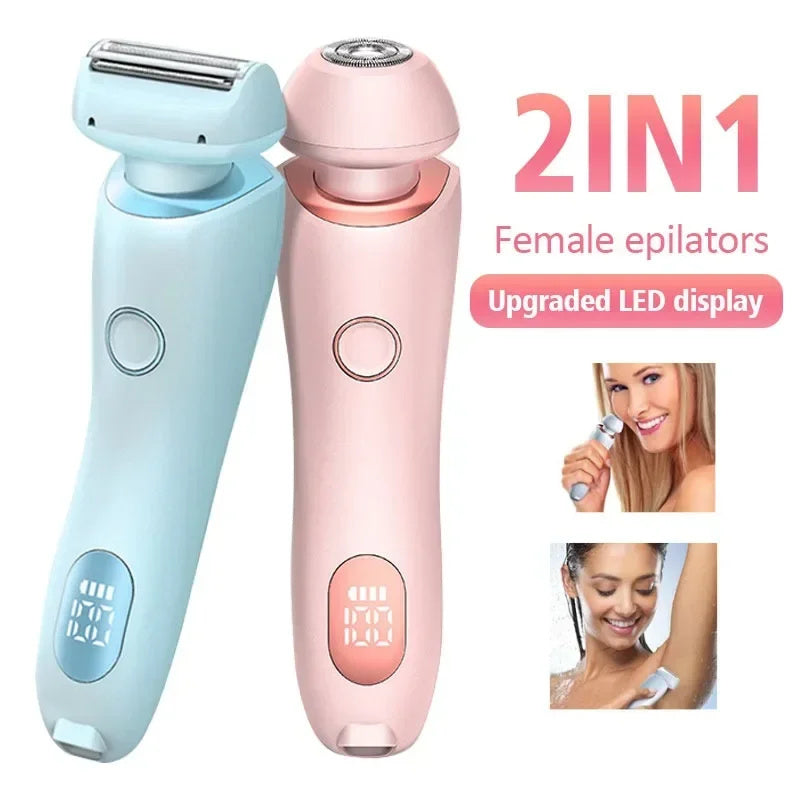 2 In 1 Hair Removal Epilator USB Rechargeable