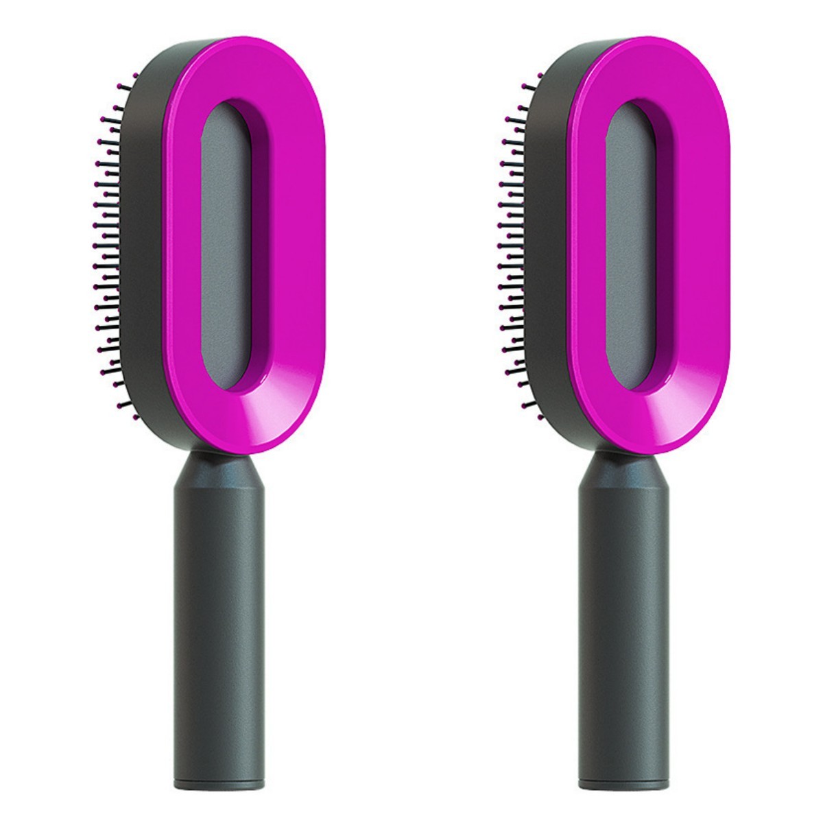 Self Cleaning Hair Brush For Women, Massage Scalp, Anti-Static Hairbrush