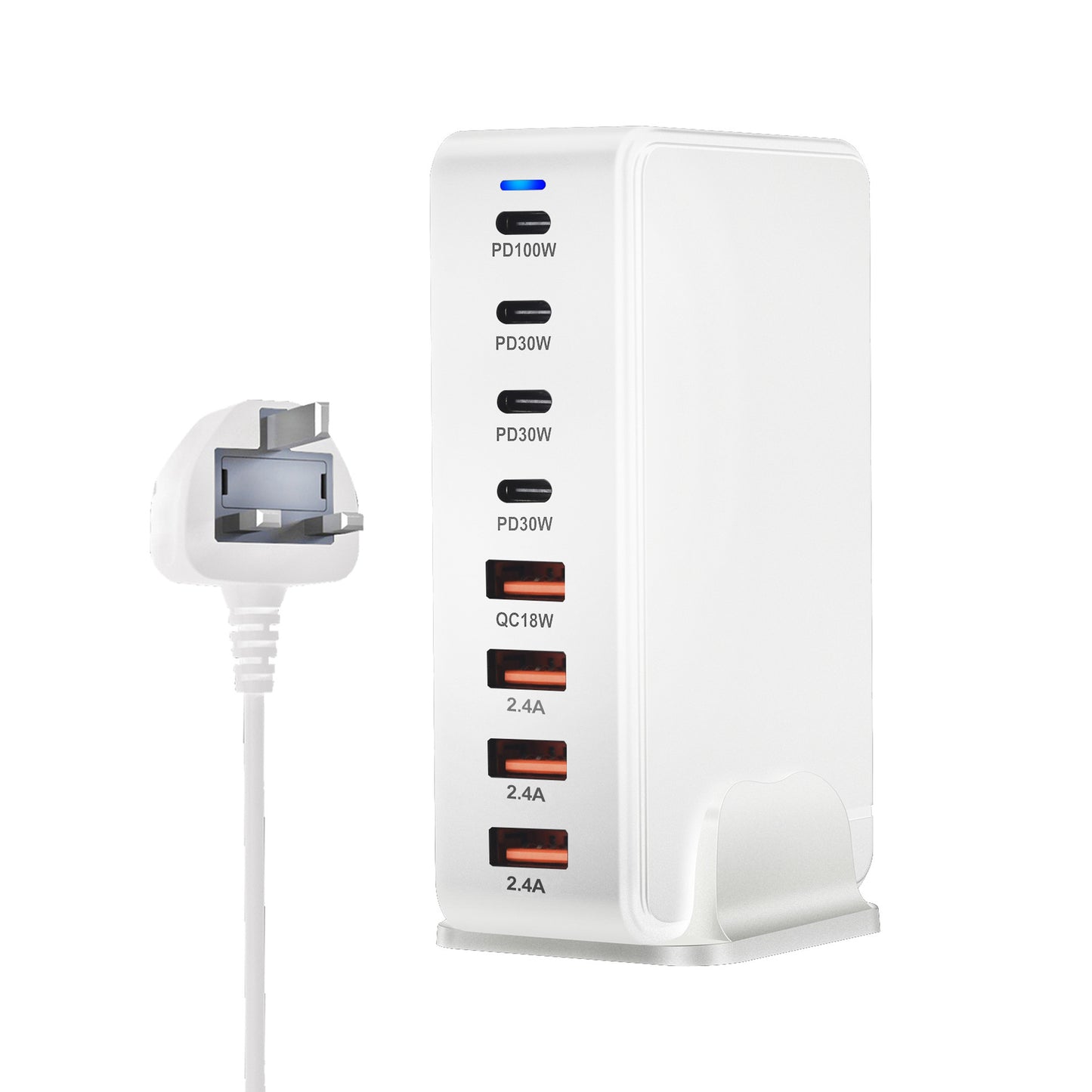 240W Desktop Charger 8 ports