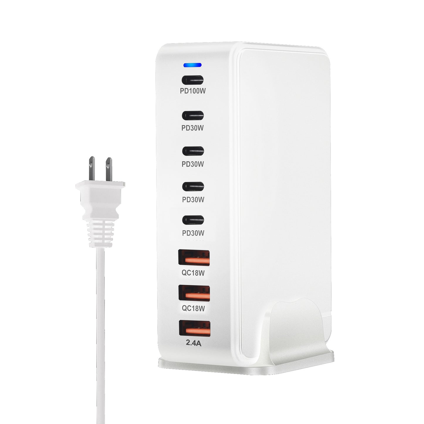 240W Desktop Charger 8 ports