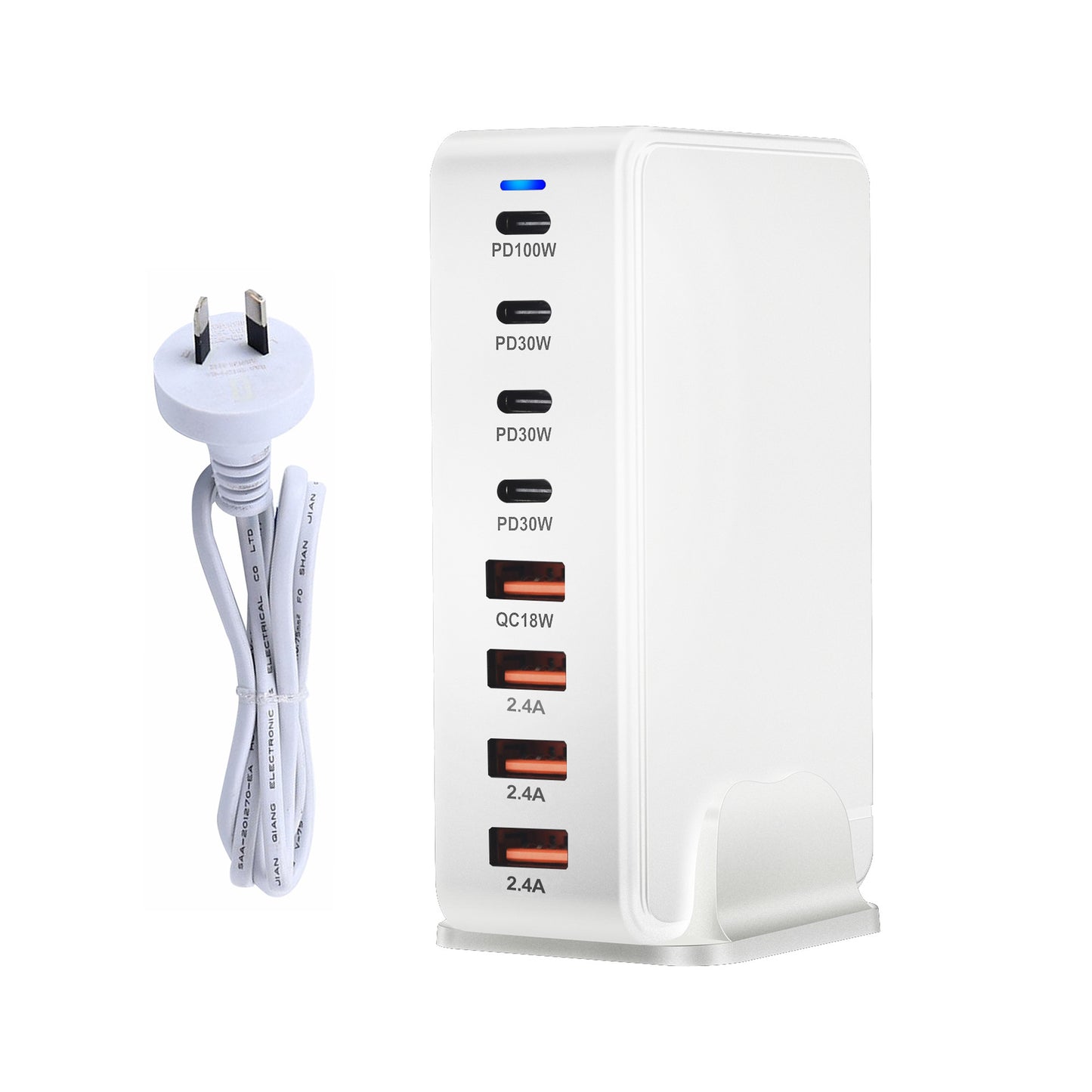 240W Desktop Charger 8 ports